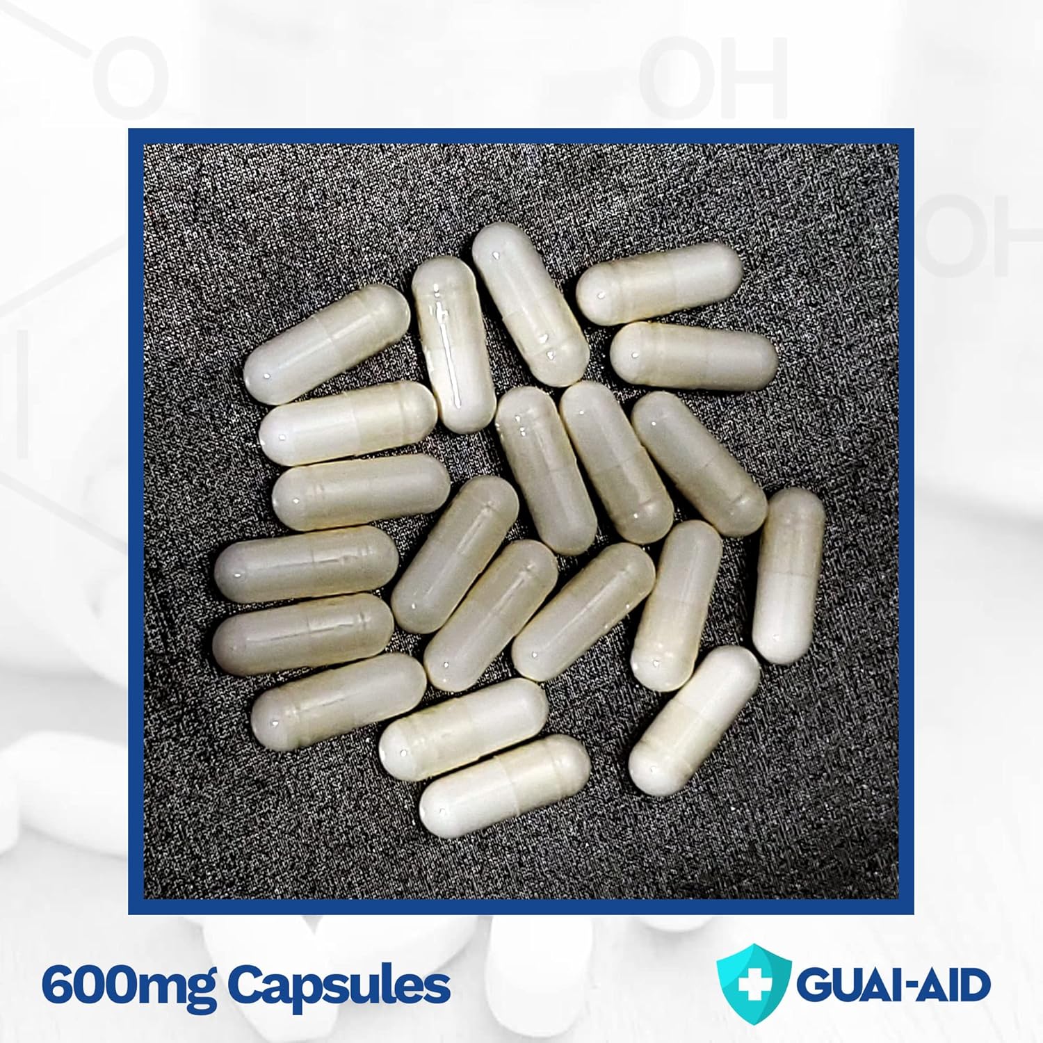 Guai-Aid® 600mg Vegetarian Capsules - Image 2