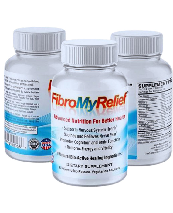 FibroMyRelief Controlled-Release Vegetarian Capsules